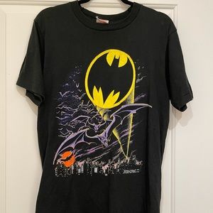 Vintage 1989 Batman Single Stitch DC Comics Novel Teez Designs T Shirt